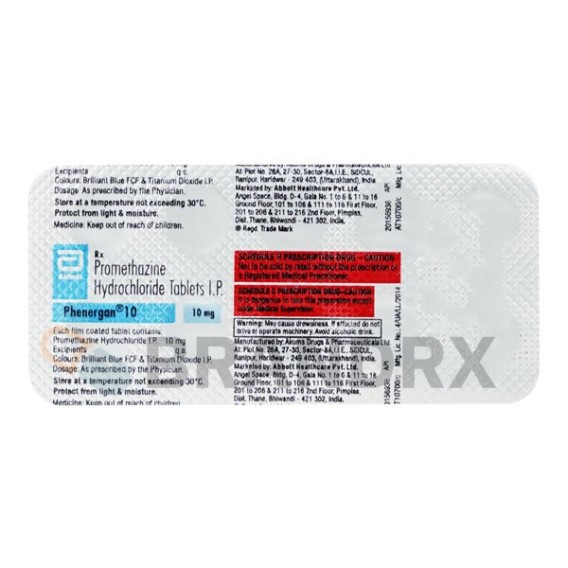 Phenergan 10 mg Abbott Healthcare Pvt. Ltd.